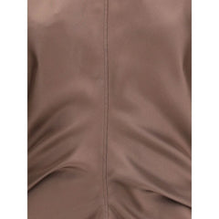 The Row Brown Silk Blouse - 6