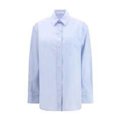 The Row Light Blue Cotton Shirt - Shirts