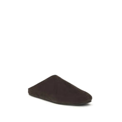 The Row Suede Hudson Mules - EU40/US10 - Flats