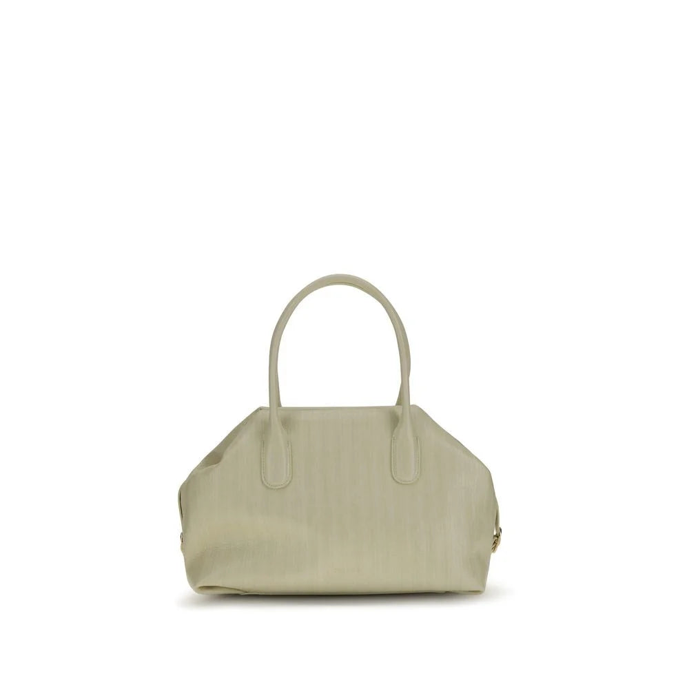 THEMOIRè Cream Polyethylene Shoulder Bag