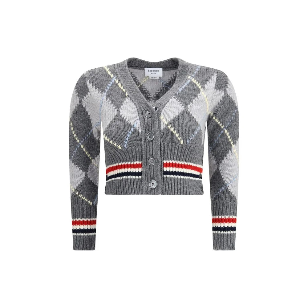 Thom Browne Argyle V-Neck Cardigan - IT40 | M