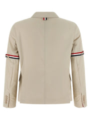 Thom Browne Beige Cotton Blazer - IT40