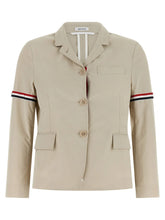 Thom Browne Beige Cotton Blazer - IT40