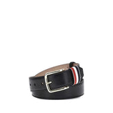 Thom Browne Black Calf Leather Bos Taurus Regular Belt - 85 cm / 34 Inches
