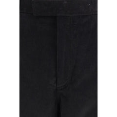 Thom Browne Black Cotton Chino Pants