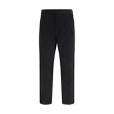 Thom Browne Black Cotton Chino Pants