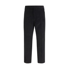 Thom Browne Black Cotton Chino Pants