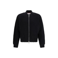 Thom Browne Black Wool Bomber - 4