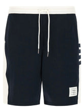 Thom Browne Blue Cotton Bermuda Shorts - 4