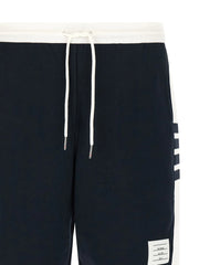 Thom Browne Blue Cotton Bermuda Shorts - 4