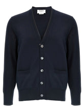 Thom Browne Blue Cotton Cardigan - 4
