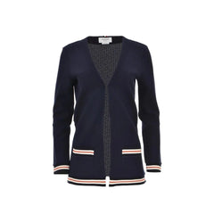 Thom Browne Blue Cotton Cardigan - 40