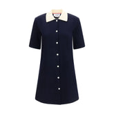 Thom Browne Blue Cotton Casual Dress - IT42 | L