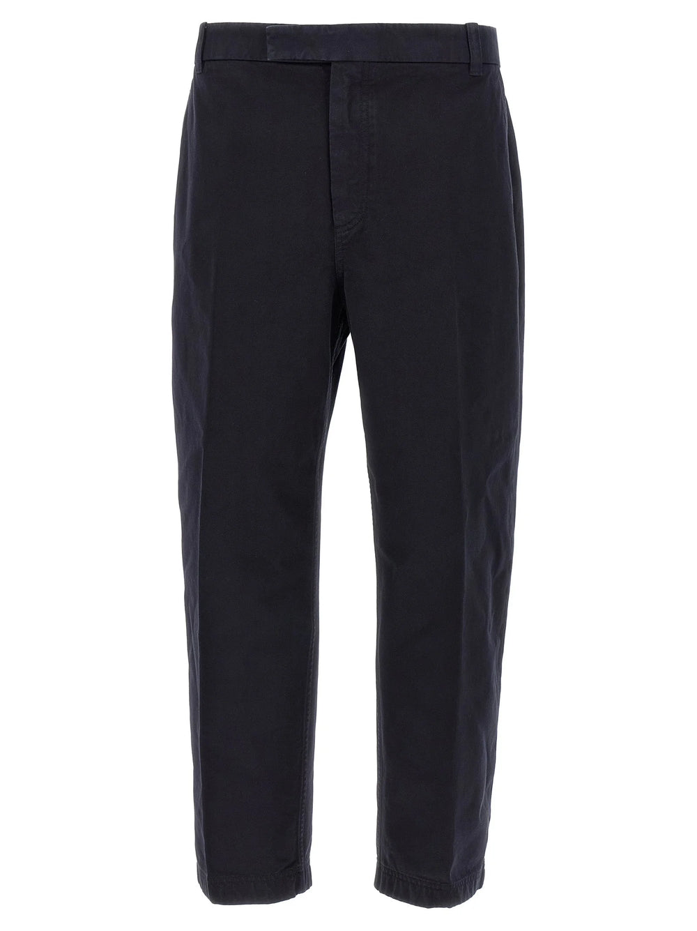 Thom Browne Blue Cotton Casual Pants