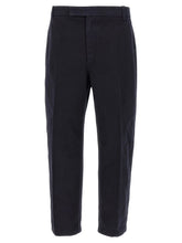Thom Browne Blue Cotton Casual Pants