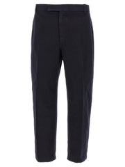 Thom Browne Blue Cotton Casual Pants