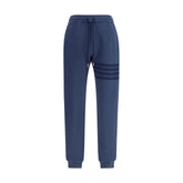 Thom Browne Blue Cotton Casual Pants - 4