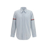 Thom Browne Blue Cotton Dress Shirt