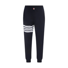 Thom Browne Blue Cotton Joggers (Workout Pants)