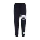 Thom Browne Blue Cotton Joggers (Workout Pants) - IT42 | L