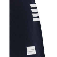 Thom Browne Blue Cotton Mini Skirt