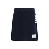 Thom Browne Blue Cotton Mini Skirt - IT38 | S