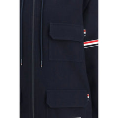 Thom Browne Blue Cotton Parka - 3