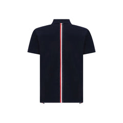 Thom Browne Blue Cotton Polo Shirt - 2