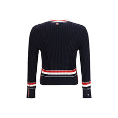 Thom Browne Blue Cotton Sweatshirt - 1