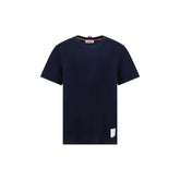 Thom Browne Blue Cotton T-Shirt