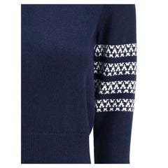 Thom Browne Blue Fleece Wool Sweatshirt - IT38 | S