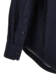Thom Browne Blue Polyamide Blouse