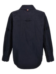 Thom Browne Blue Polyamide Blouse