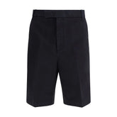 Thom Browne Blue Polyester Bermuda Shorts