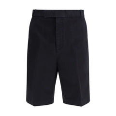 Thom Browne Blue Polyester Bermuda Shorts