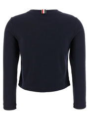 Thom Browne Blue Viscose Cardigan - IT44