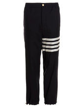 Thom Browne Blue Wool Athletic Pants