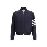 Thom Browne Blue Wool Bomber - 1