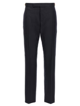 Thom Browne Blue Wool Casual Pants - 1