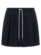 Thom Browne Blauwe Wol Lange Rok