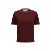 Thom Browne Bordeaux Wool Oves Aries T-Shirt