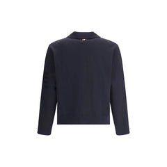 Thom Browne Double Face Full Zip Up Cardigan In Meri - Cardigans