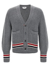 Thom Browne Gray Cashmere Cardigan