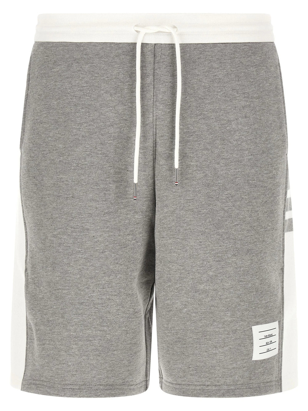 Thom Browne Gray Cotton Bermuda Shorts - 4