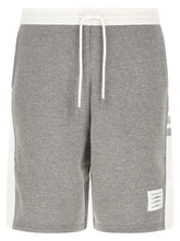 Thom Browne Gray Cotton Bermuda Shorts - 4