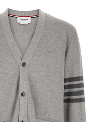 Thom Browne Gray Cotton Cardigan - 4