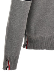 Thom Browne Gray Cotton Cardigan