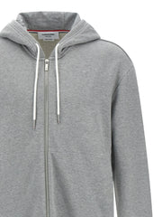 Thom Browne Gray Cotton Sweatshirt