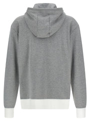 Thom Browne Gray Cotton Sweatshirt
