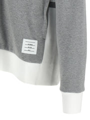 Thom Browne Gray Cotton Sweatshirt